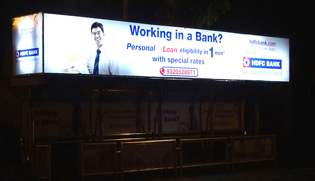 bus advertising in Mumbai, bus shelter advertising in Mumbai