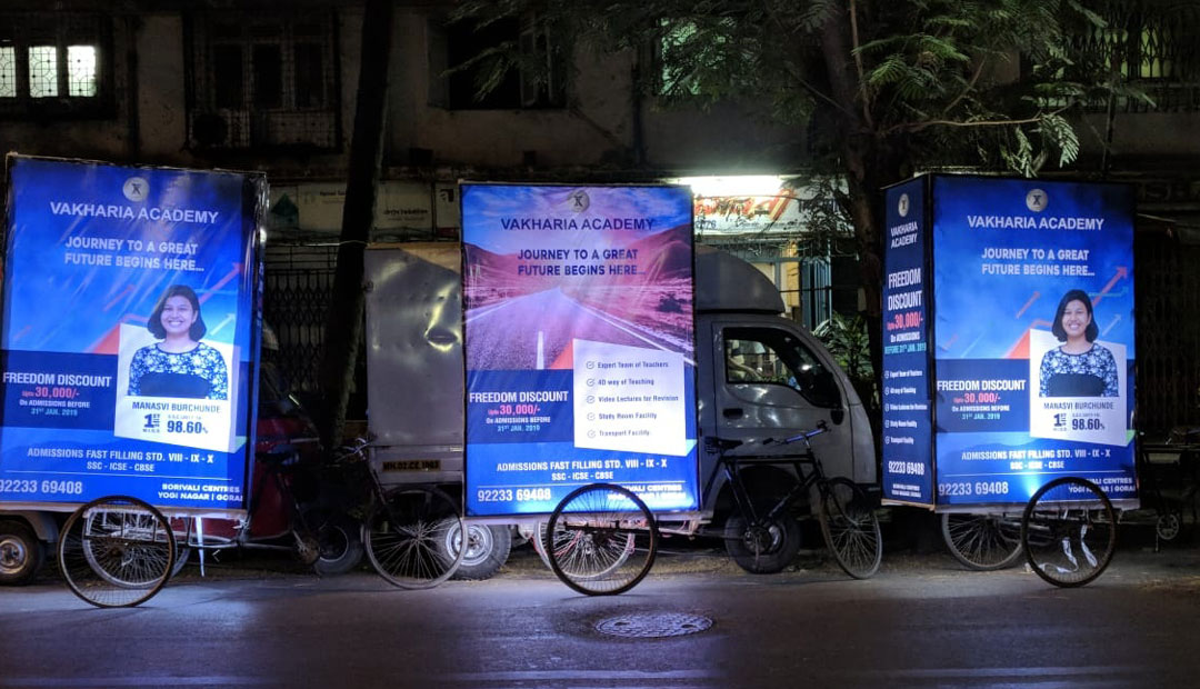 tricycle advertising in Mumbai, marketing companies in Mumbai